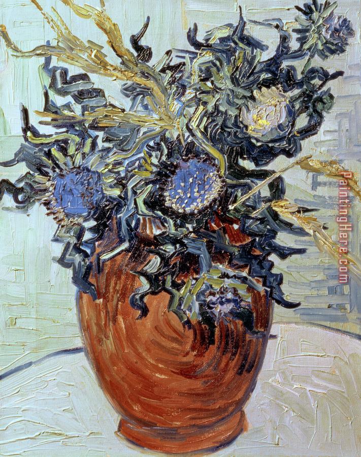 Vincent van Gogh Still Life with Thistles